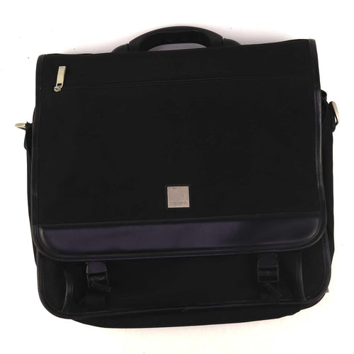 Tripp Textured Black Business Work Formal Office Mens Laptop Bag