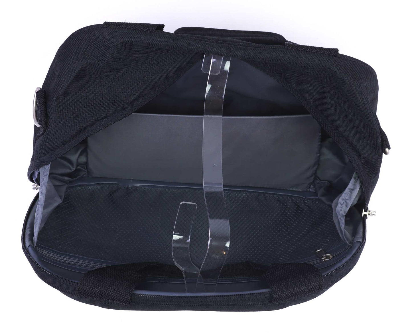 Revelation Black Rigid Exterior Travelling Holiday Mens Travel Bag