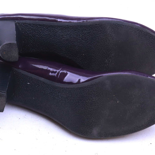 Marks & Spencer Womens UK Size 5.5 Purple Leather Shoes