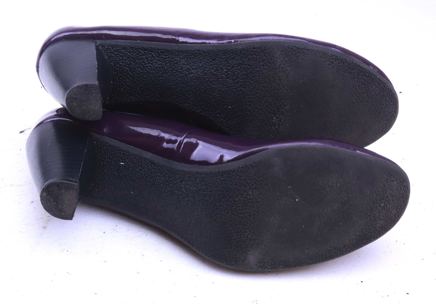 Marks & Spencer Womens UK Size 5.5 Purple Leather Shoes