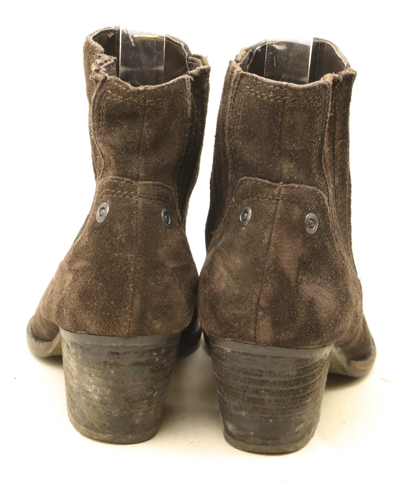 Marks & Spencer Womens UK Size 5.5 Brown Suede Ankle Boots