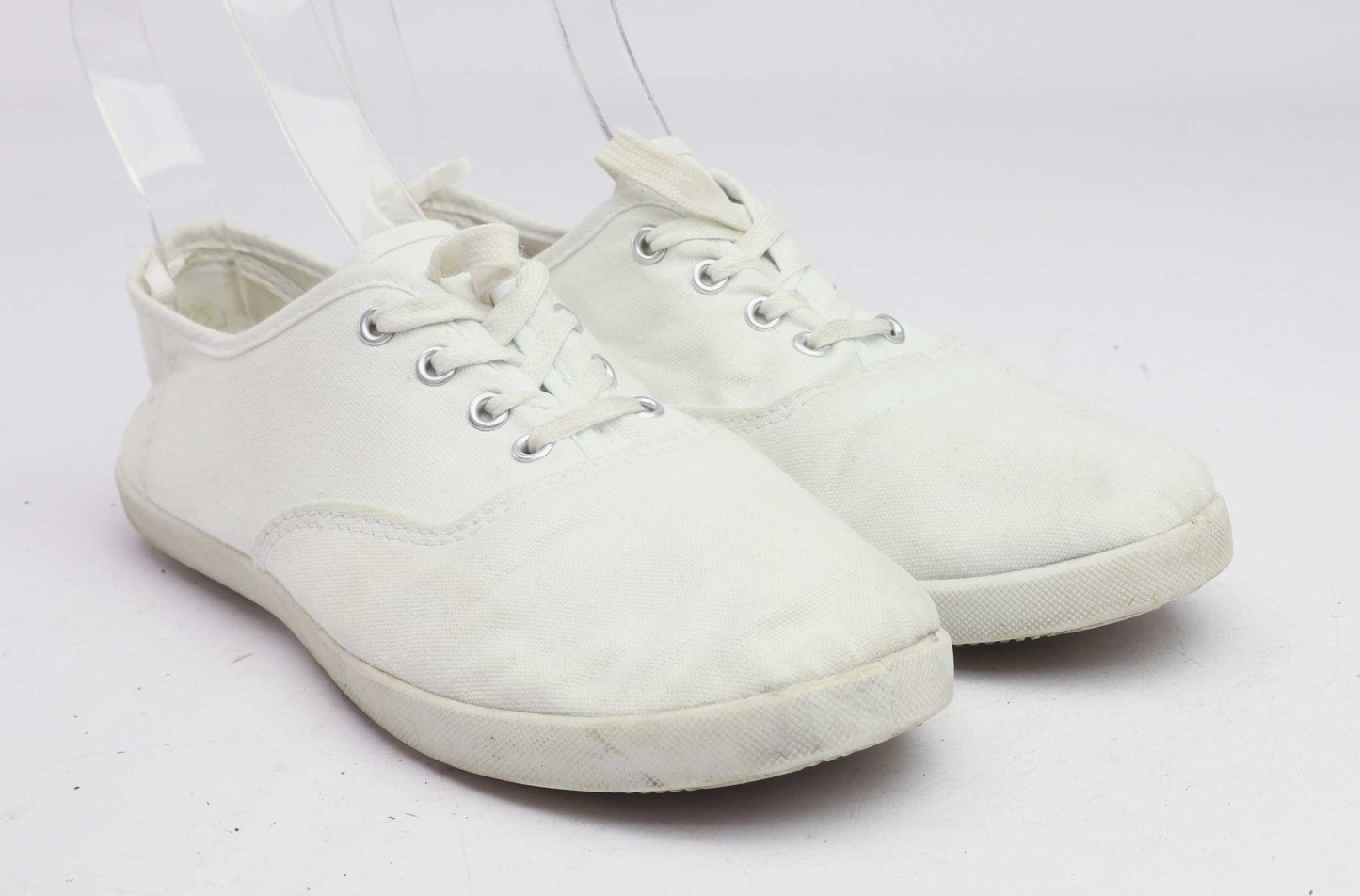 Primark Womens UK Size 7 White Pumps