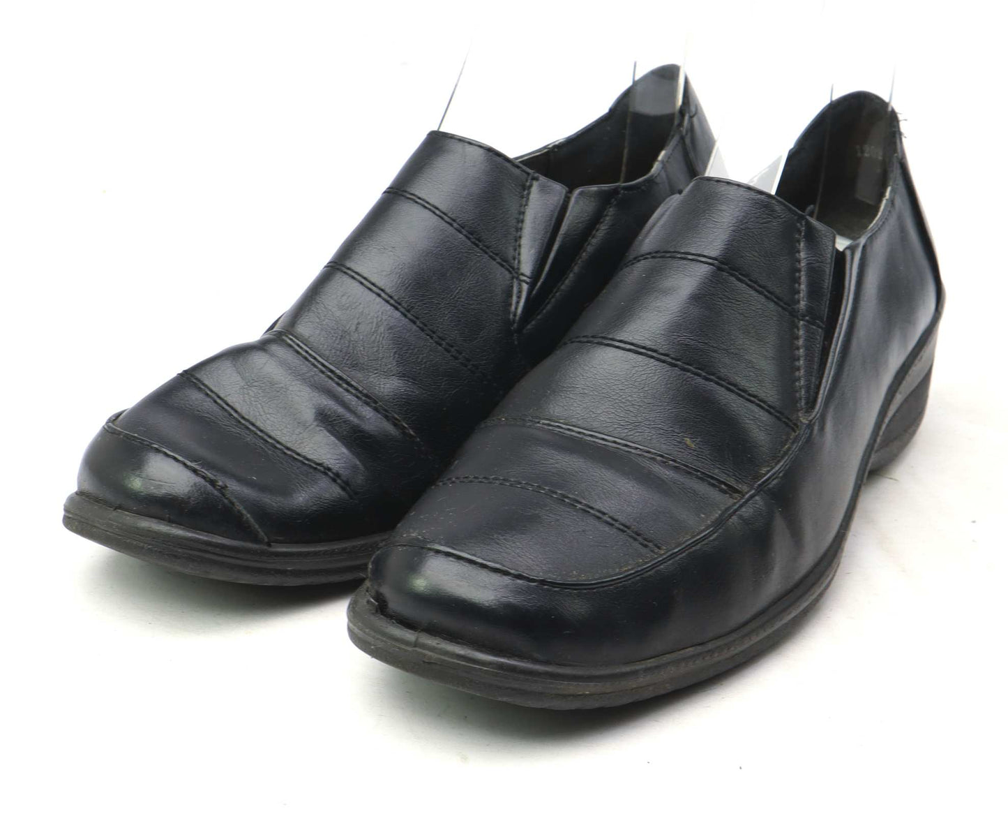 Softlites Womens UK Size 7 Black Leather Shoes