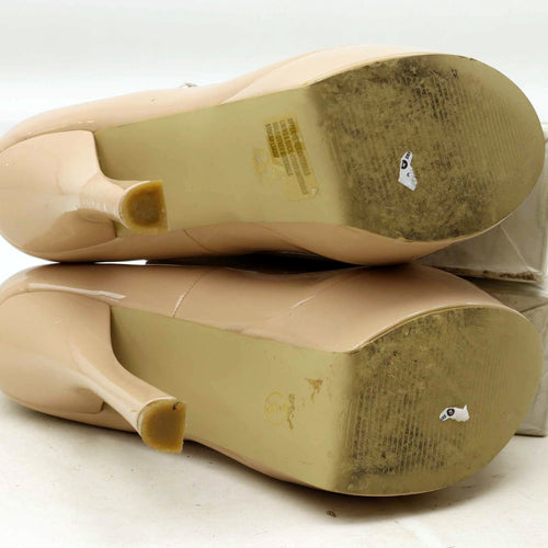 Odeon Womens UK Size 5 Peach Platform Shoes