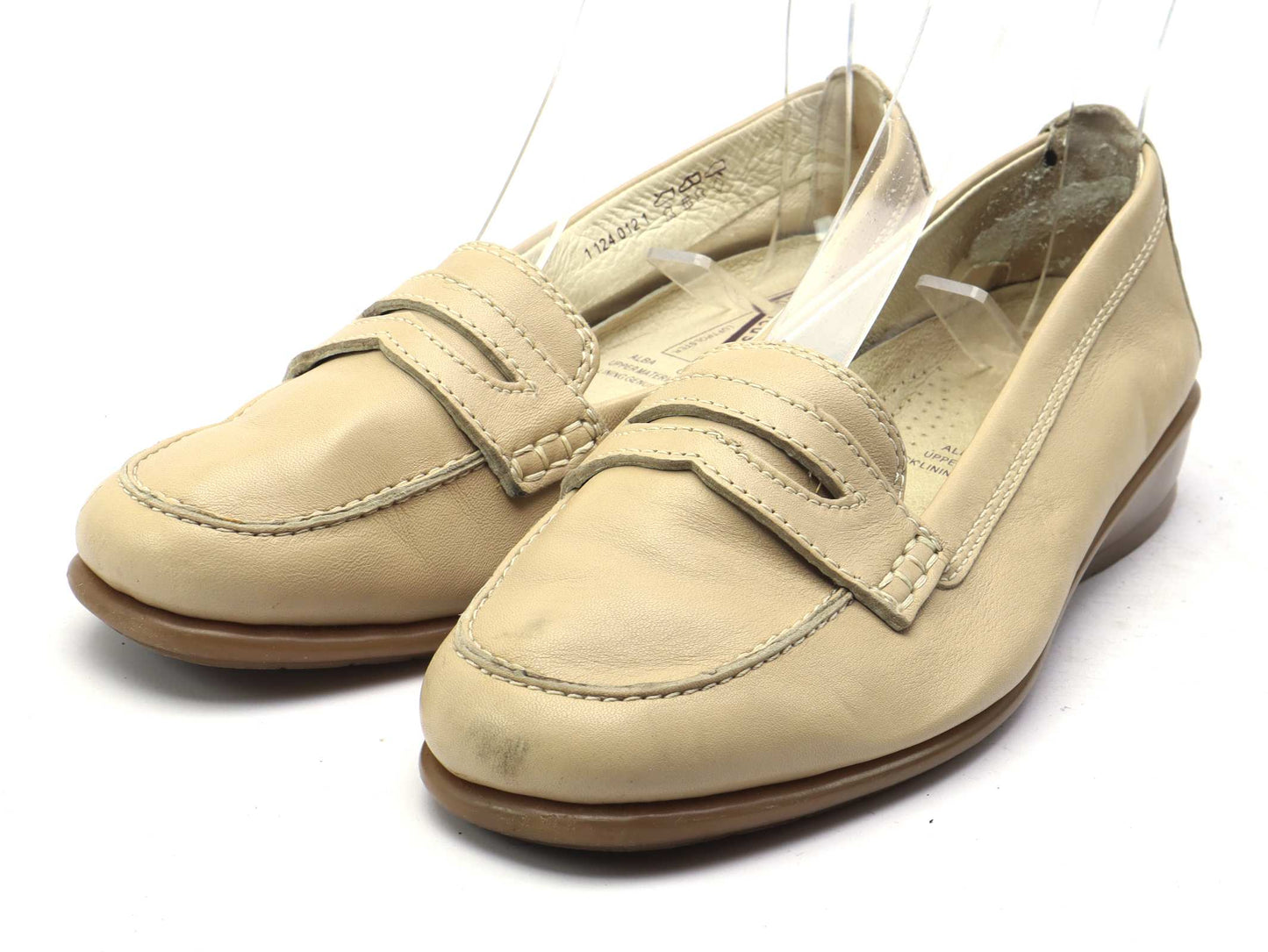 Medicus Womens UK Size 5.5 Beige Leather Shoes