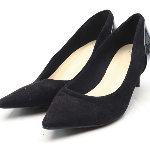 Marks & Spencer Womens UK Size 5 Black Suede Shoes