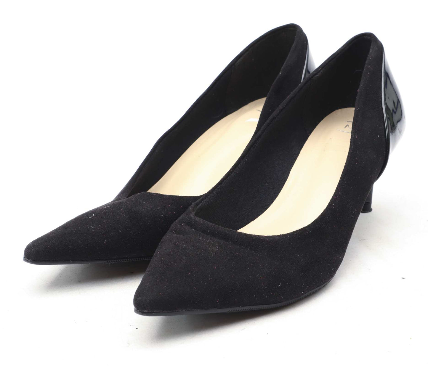 Marks & Spencer Womens UK Size 5 Black Suede Shoes