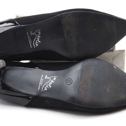 Marks & Spencer Womens UK Size 5 Black Suede Shoes