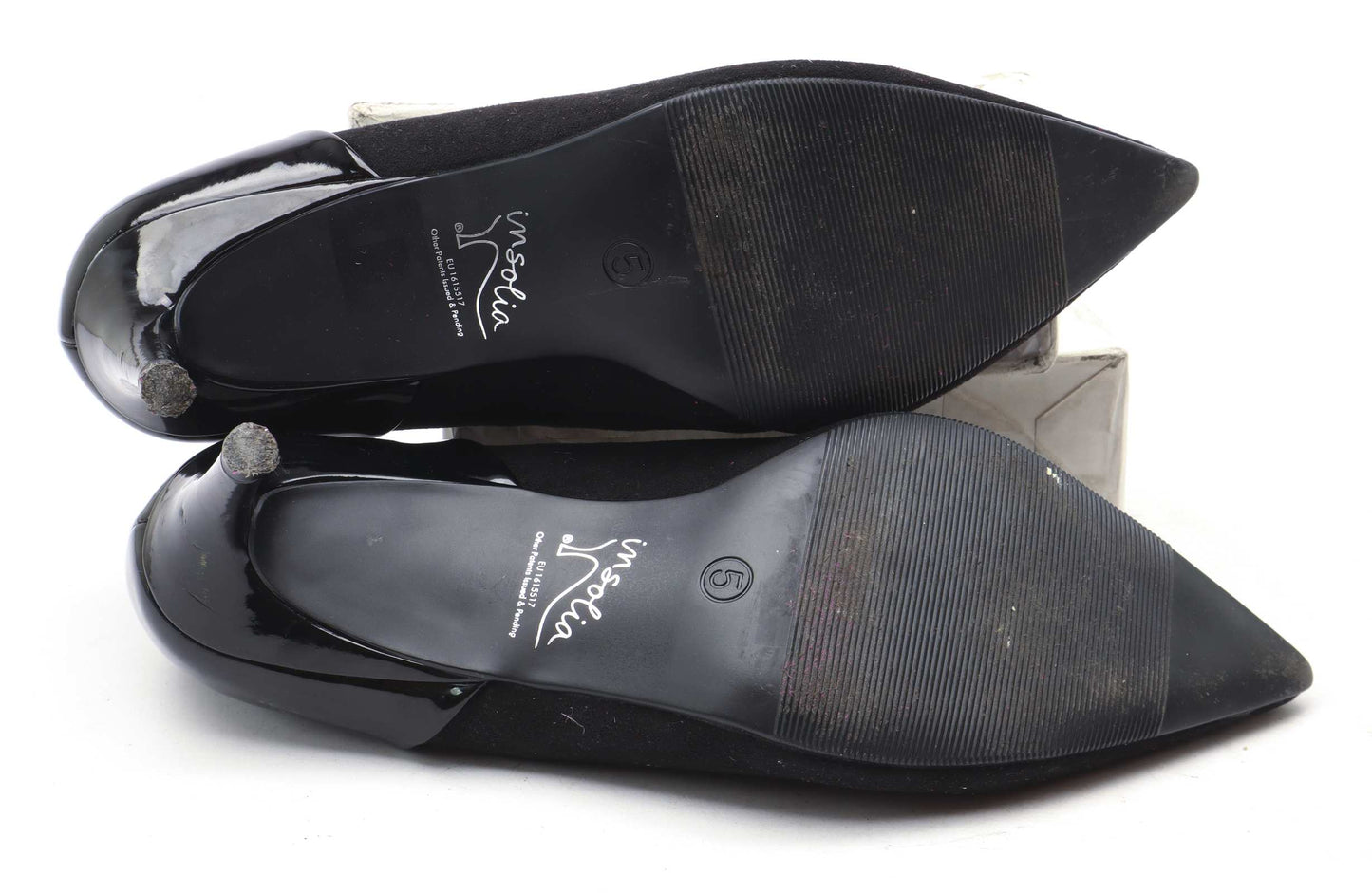 Marks & Spencer Womens UK Size 5 Black Suede Shoes