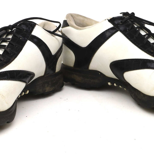 Hi-Tec Womens UK Size 4 White Leather Golf Shoes