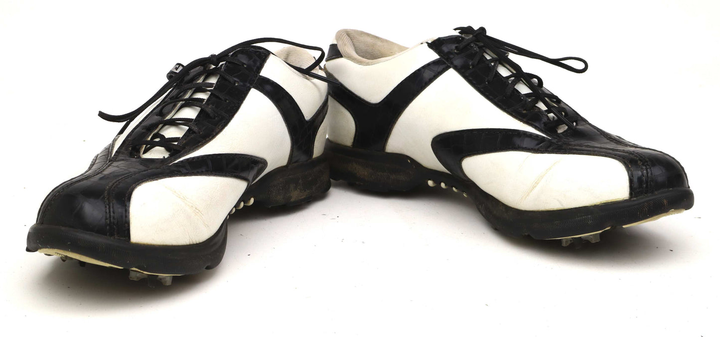 Hi-Tec Womens UK Size 4 White Leather Golf Shoes