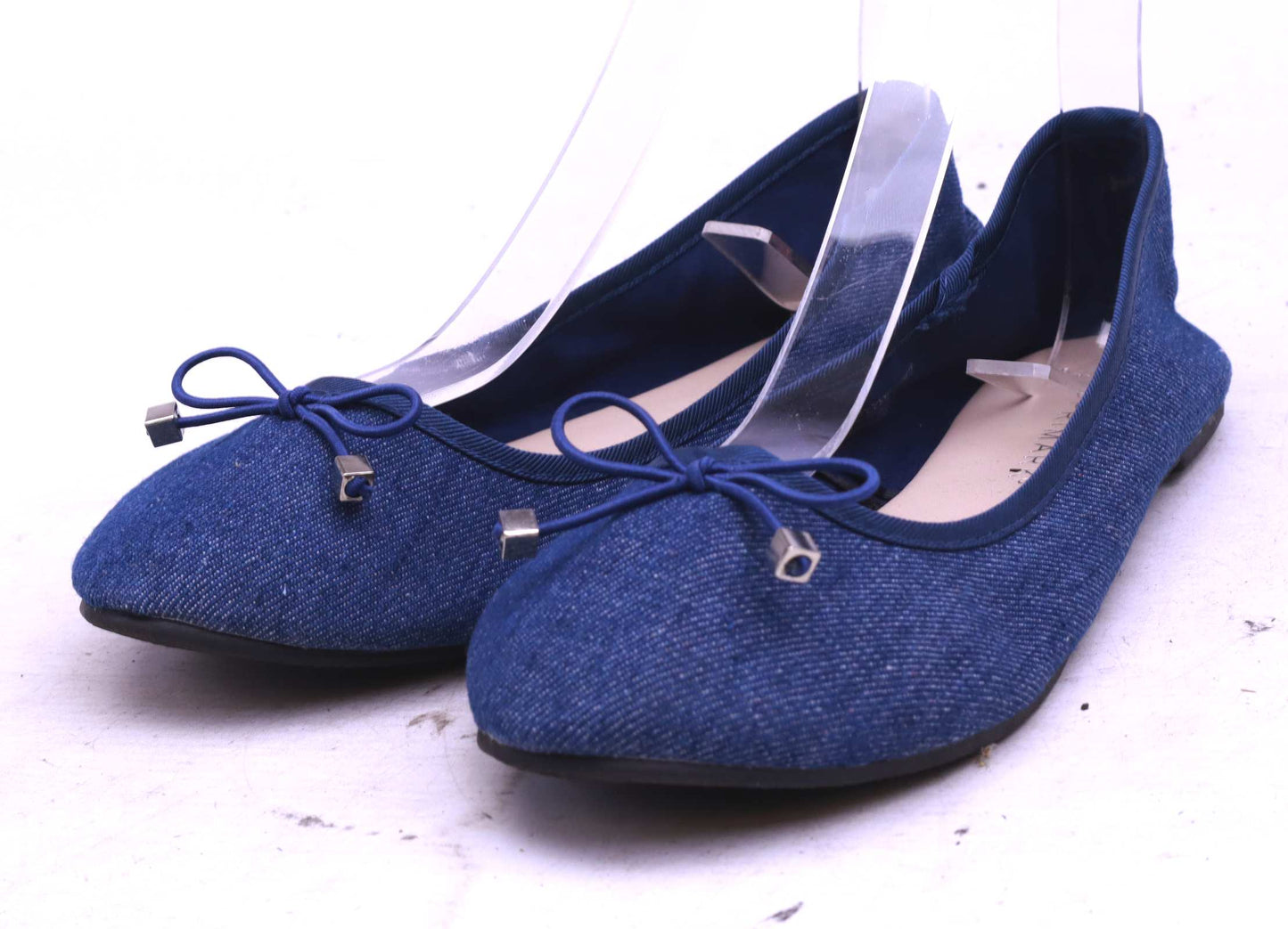 Primark Womens UK Size 7 Blue Dolly Shoes