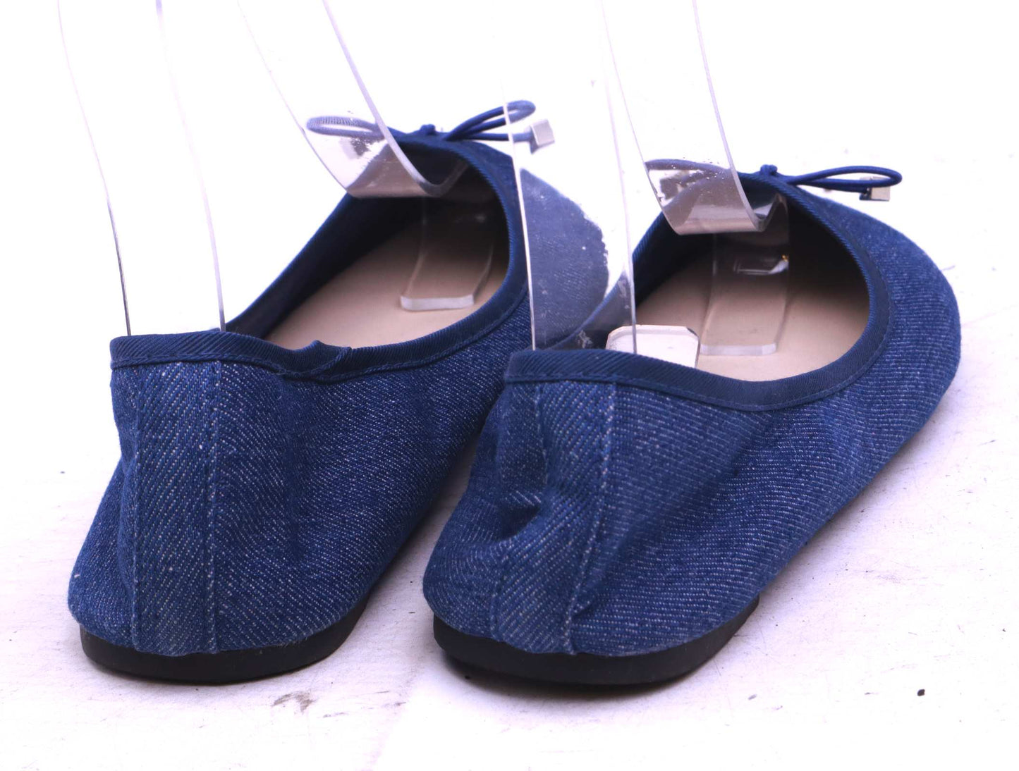 Primark Womens UK Size 7 Blue Dolly Shoes