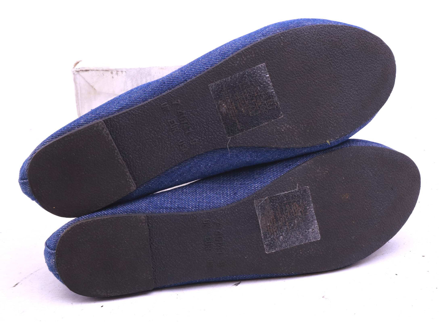 Primark Womens UK Size 7 Blue Dolly Shoes