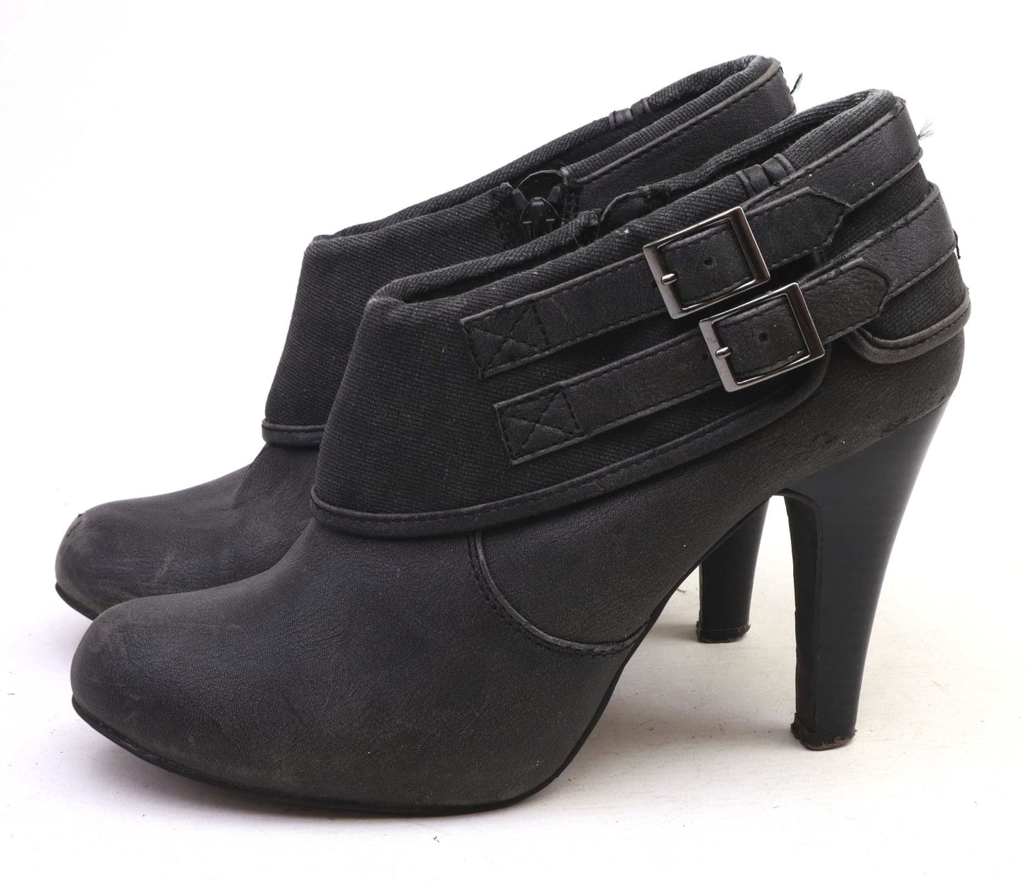 Marks & Spencer Womens UK Size 5.5 Grey Ankle Boots