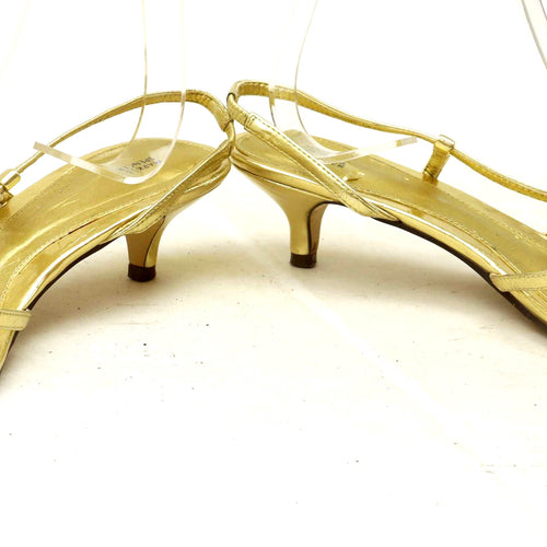 Marks & Spencer Womens UK Size 5.5 Gold Sandals