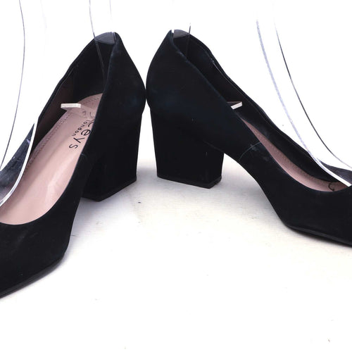 Laceys Womens EU Size 39 Black Leather Shoes