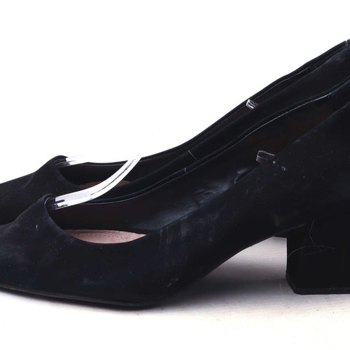 Laceys Womens EU Size 39 Black Leather Shoes