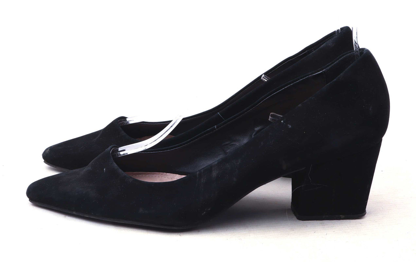 Laceys Womens EU Size 39 Black Leather Shoes