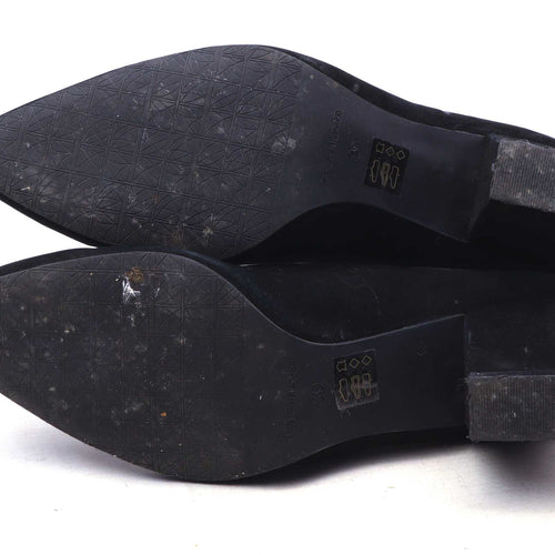 Laceys Womens EU Size 39 Black Leather Shoes