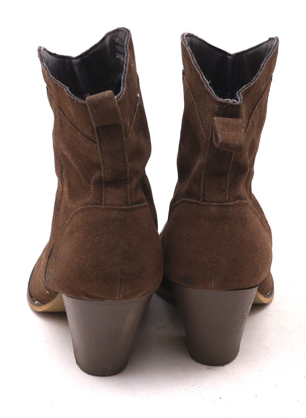 Peacocks Womens UK Size 3 Brown Suede Ankle Boots