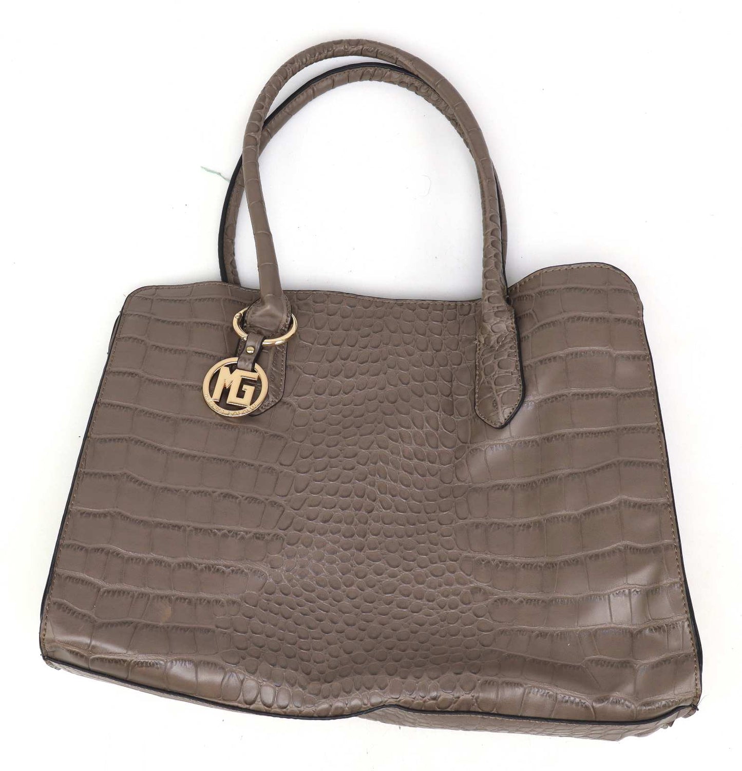 Marina Balanti Textured Grey Synthetic Womens Shoulder Bag