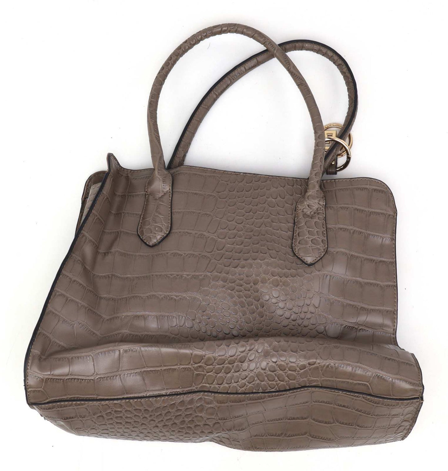 Marina Balanti Textured Grey Synthetic Womens Shoulder Bag