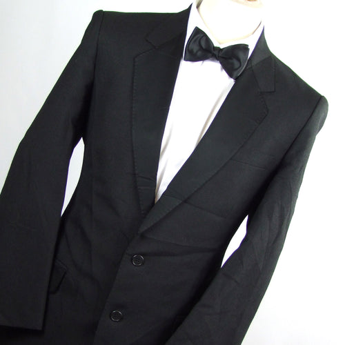 Dunn & Co Mens Black Wool Blend Dinner Suit Jacket Size 41