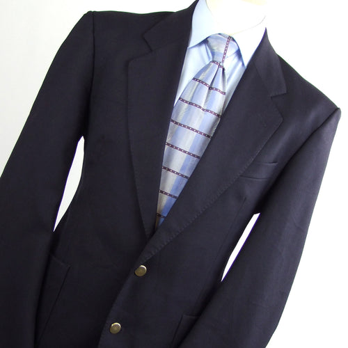 Berwin & Berwin Mens Blue Wool Suit Jacket Size 40