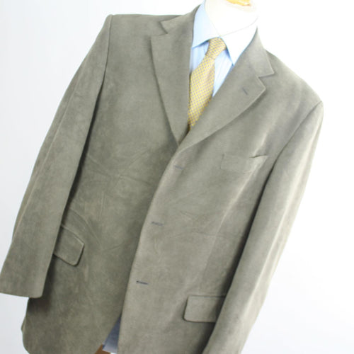 Mens Brown Suit Jacket 42 Short Marks & Spencer Polyester Plain